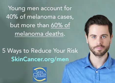 young men and melanoma